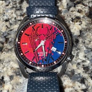Citizen Eco-Drive SpiderMan Watch - Red and Blue NWOT